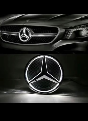 Logo mercedes illuminato - illuminato, (