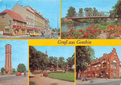 Genthin cartolina multifoto