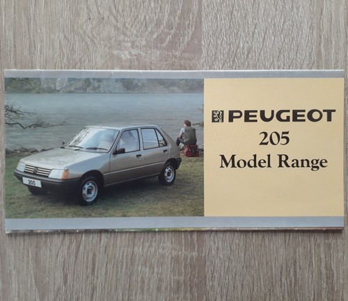Peugeot 205 depliant gamma